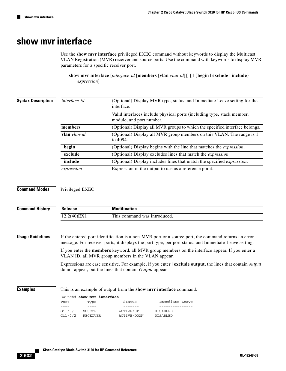 Show mvr interface | Dell POWEREDGE M1000E User Manual | Page 662 / 1082