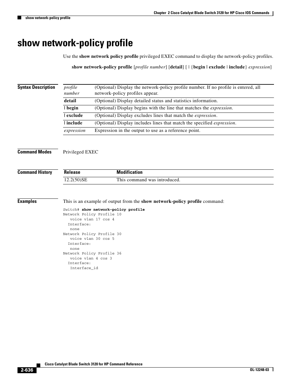 Show network-policy profile | Dell POWEREDGE M1000E User Manual | Page 666 / 1082