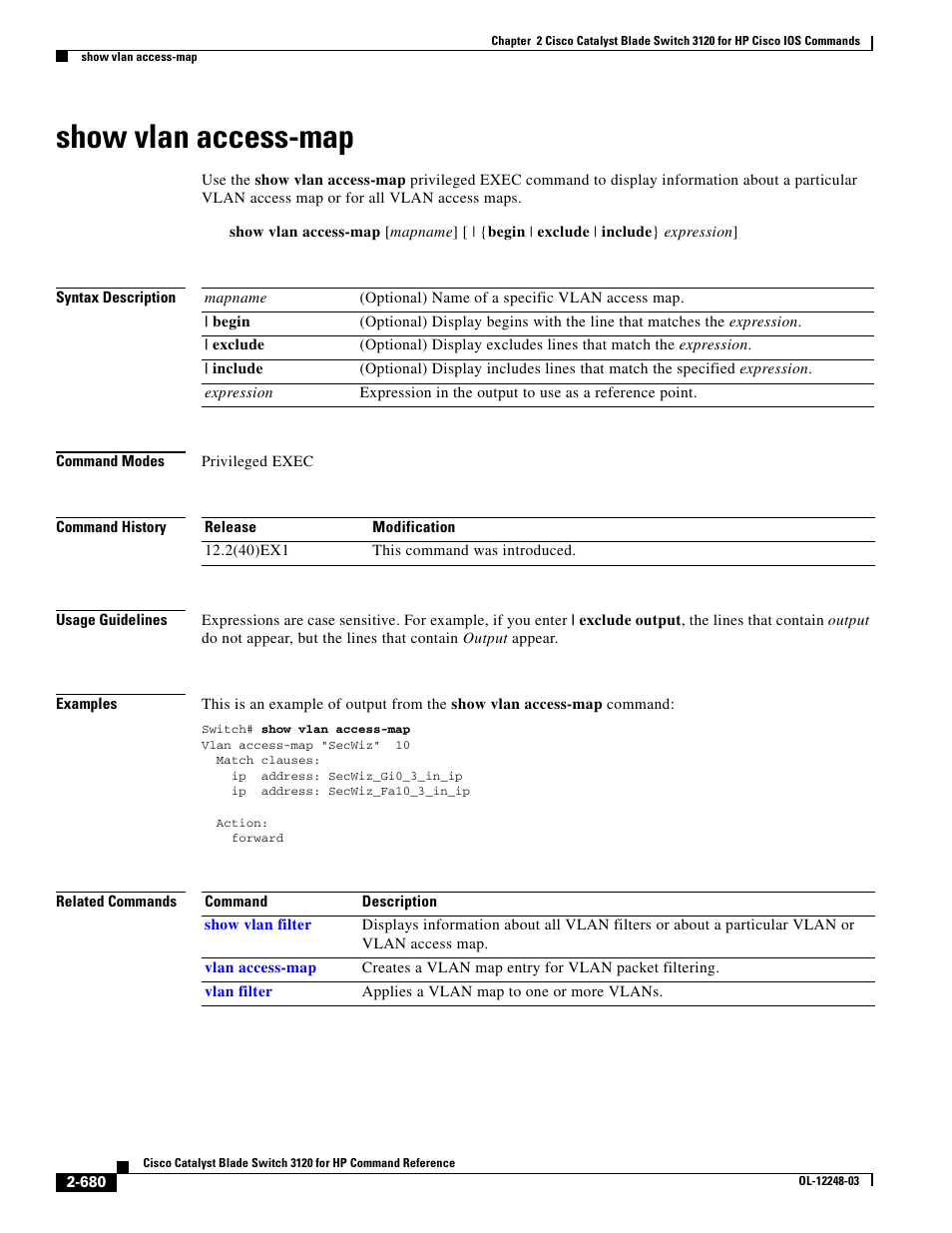 Show vlan access-map | Dell POWEREDGE M1000E User Manual | Page 710 / 1082