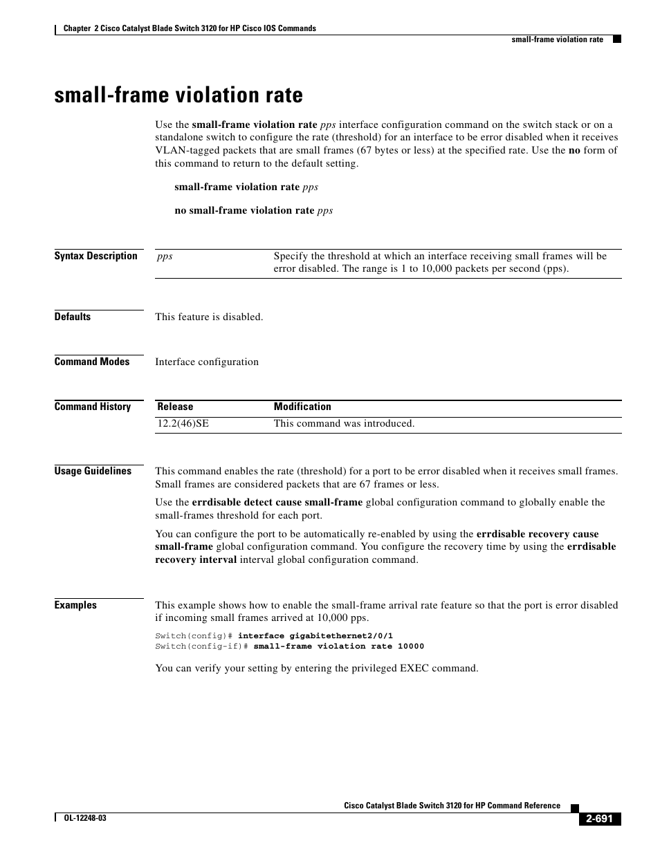 Small-frame violation rate | Dell POWEREDGE M1000E User Manual | Page 721 / 1082