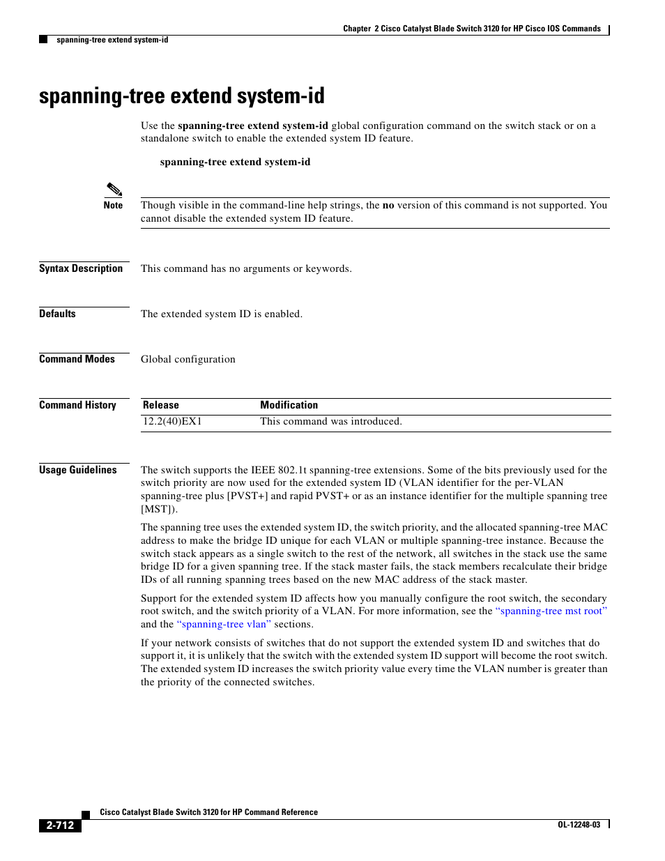 Spanning-tree extend system-id | Dell POWEREDGE M1000E User Manual | Page 742 / 1082