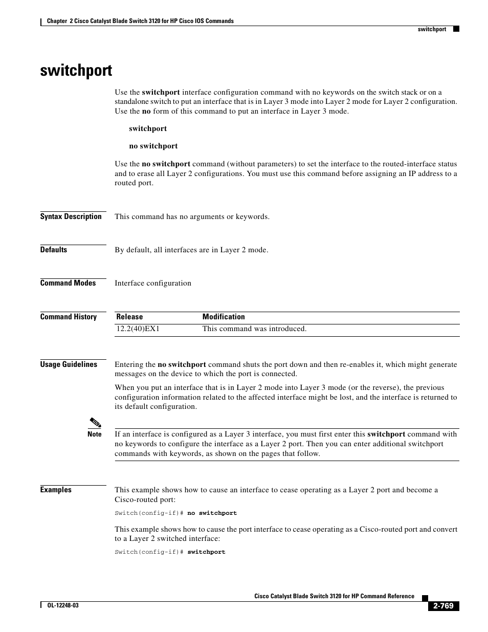 Switchport | Dell POWEREDGE M1000E User Manual | Page 799 / 1082