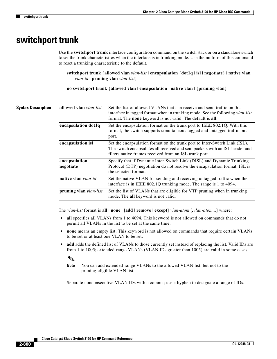 Switchport trunk | Dell POWEREDGE M1000E User Manual | Page 830 / 1082