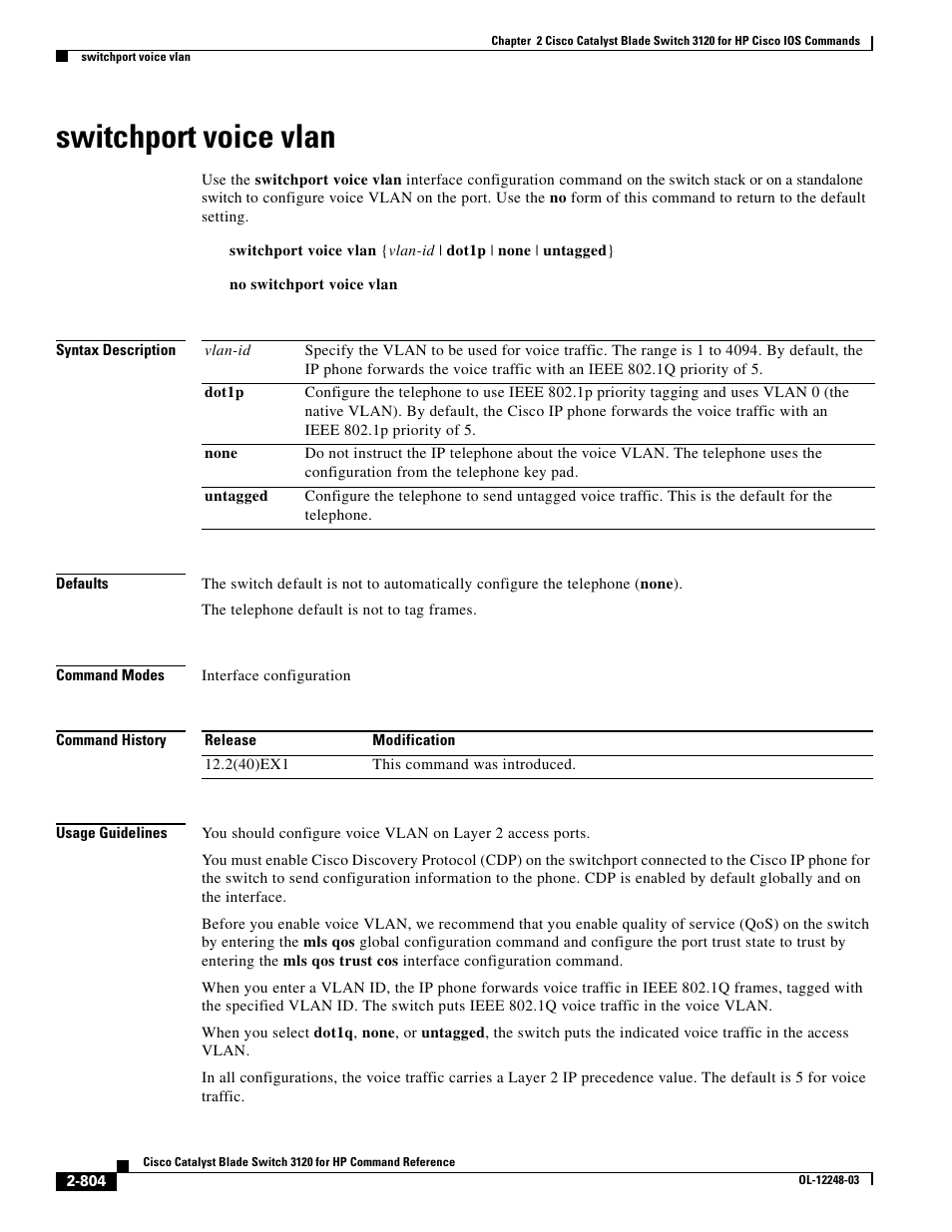 Switchport voice vlan | Dell POWEREDGE M1000E User Manual | Page 834 / 1082