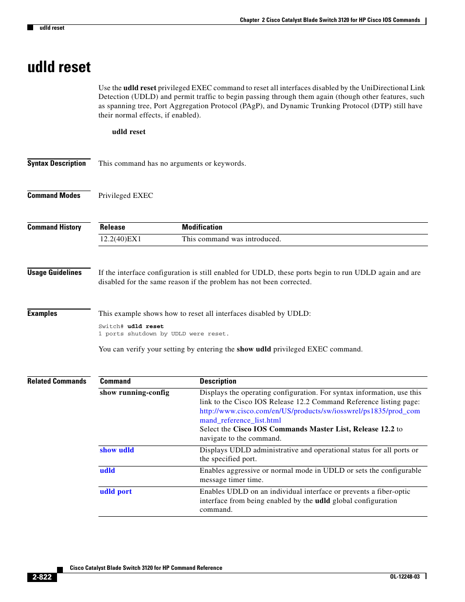 Udld reset | Dell POWEREDGE M1000E User Manual | Page 852 / 1082