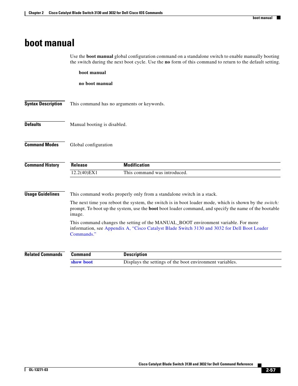 Boot manual | Dell POWEREDGE M1000E User Manual | Page 87 / 1082