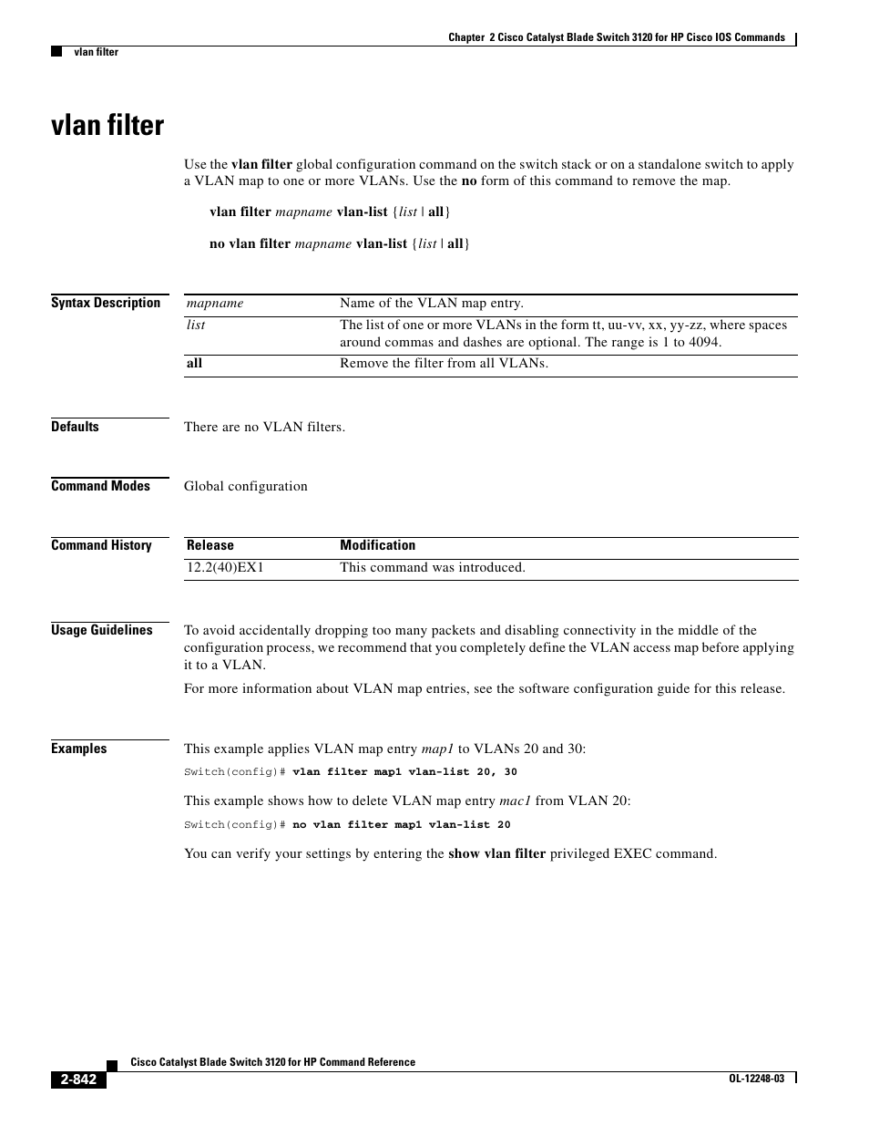 Vlan filter | Dell POWEREDGE M1000E User Manual | Page 872 / 1082