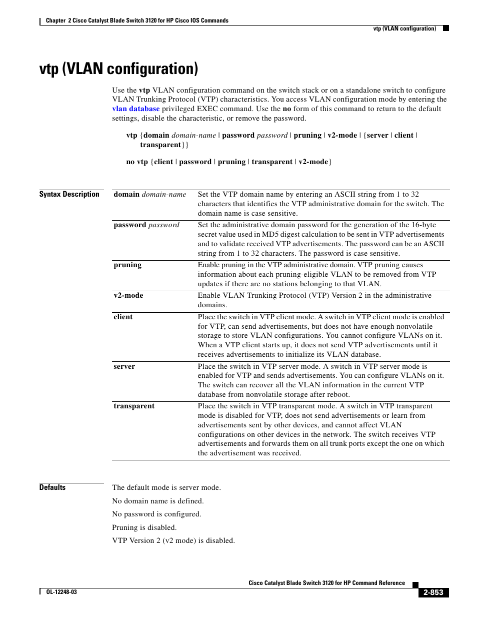 Vtp (vlan configuration), Comma | Dell POWEREDGE M1000E User Manual | Page 883 / 1082