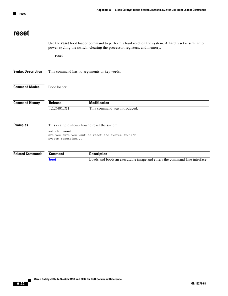 Reset | Dell POWEREDGE M1000E User Manual | Page 908 / 1082