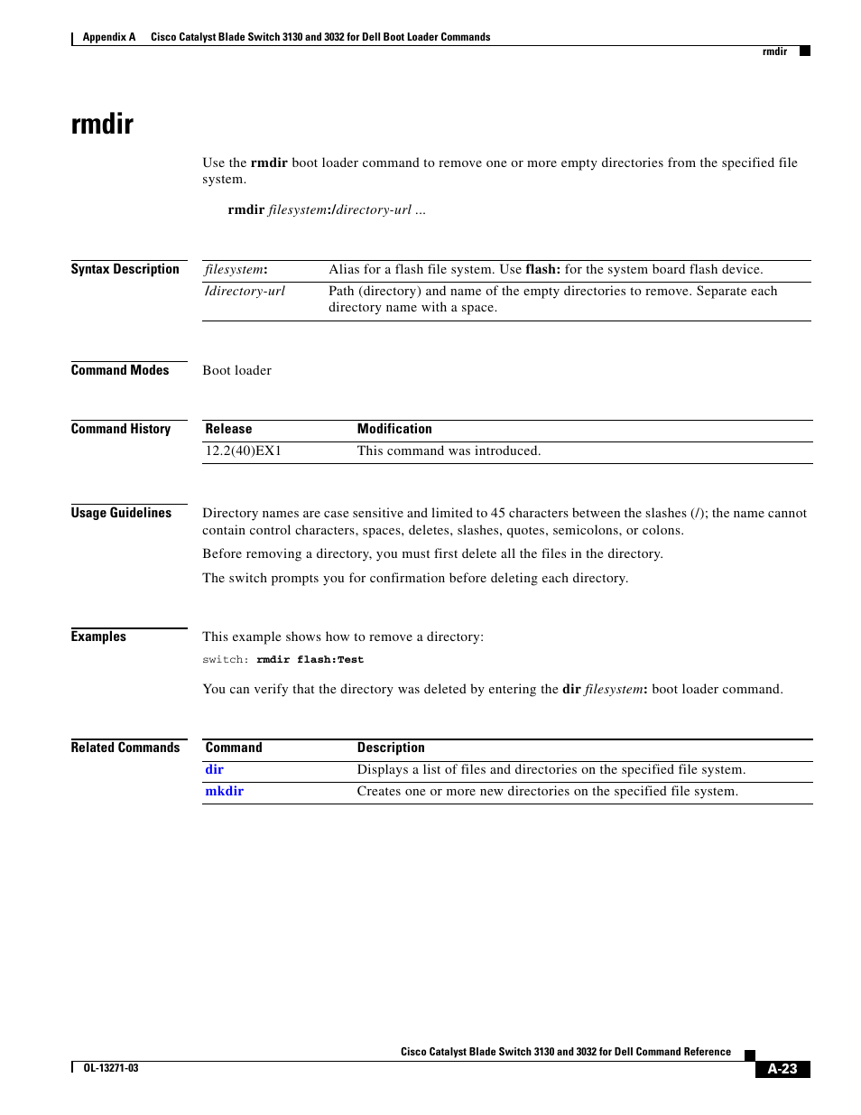 Rmdir | Dell POWEREDGE M1000E User Manual | Page 909 / 1082