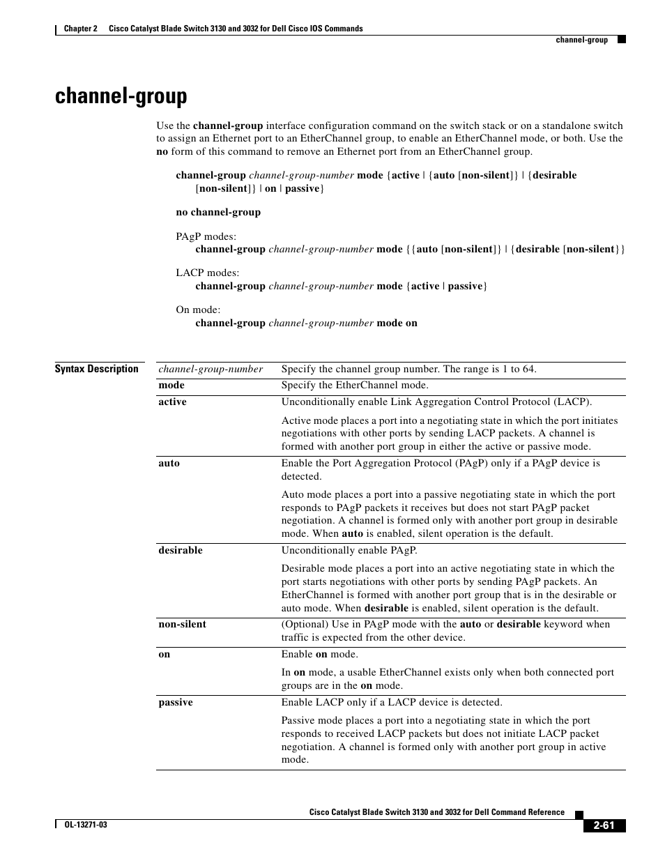 Channel-group | Dell POWEREDGE M1000E User Manual | Page 91 / 1082