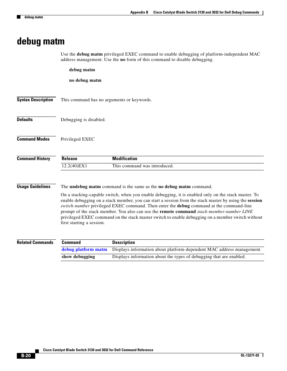 Debug matm | Dell POWEREDGE M1000E User Manual | Page 936 / 1082