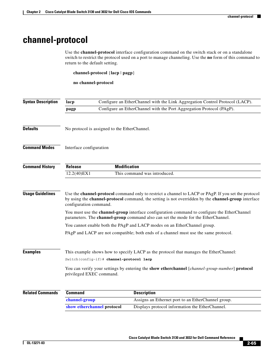 Channel-protocol | Dell POWEREDGE M1000E User Manual | Page 95 / 1082