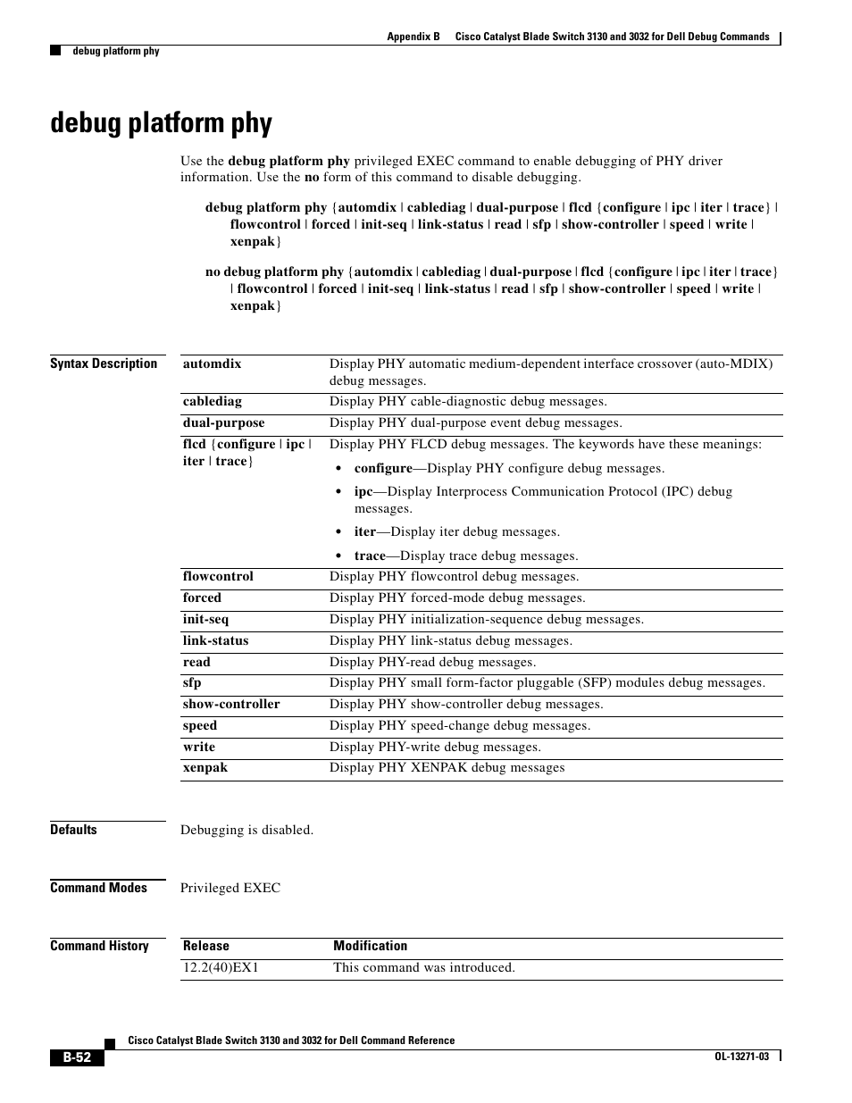 Debug platform phy | Dell POWEREDGE M1000E User Manual | Page 968 / 1082