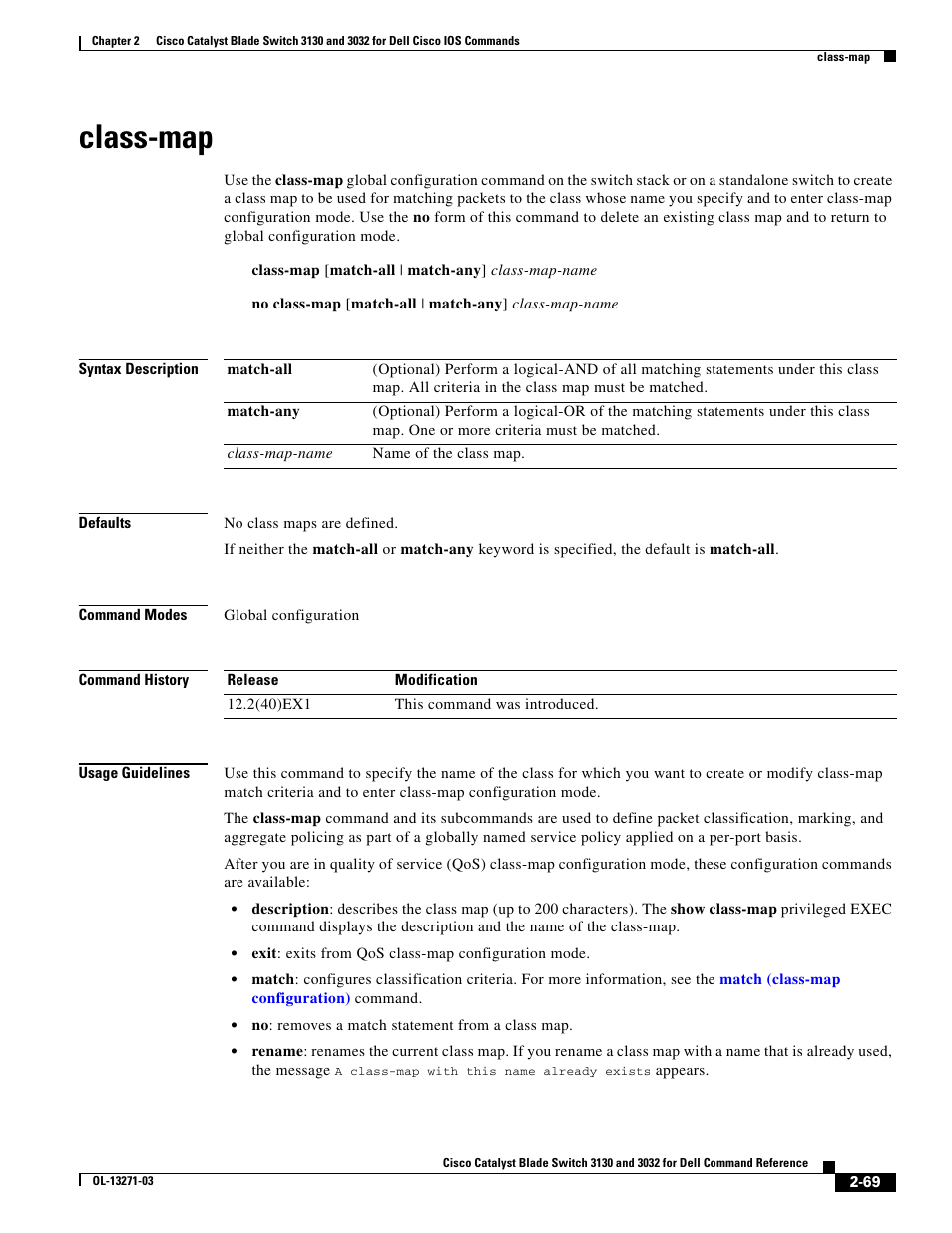 Class-map | Dell POWEREDGE M1000E User Manual | Page 99 / 1082