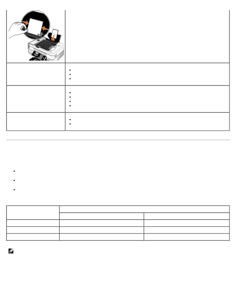 Understanding the automatic paper type sensor | Dell 948 All In One Printer User Manual | Page 51 / 144