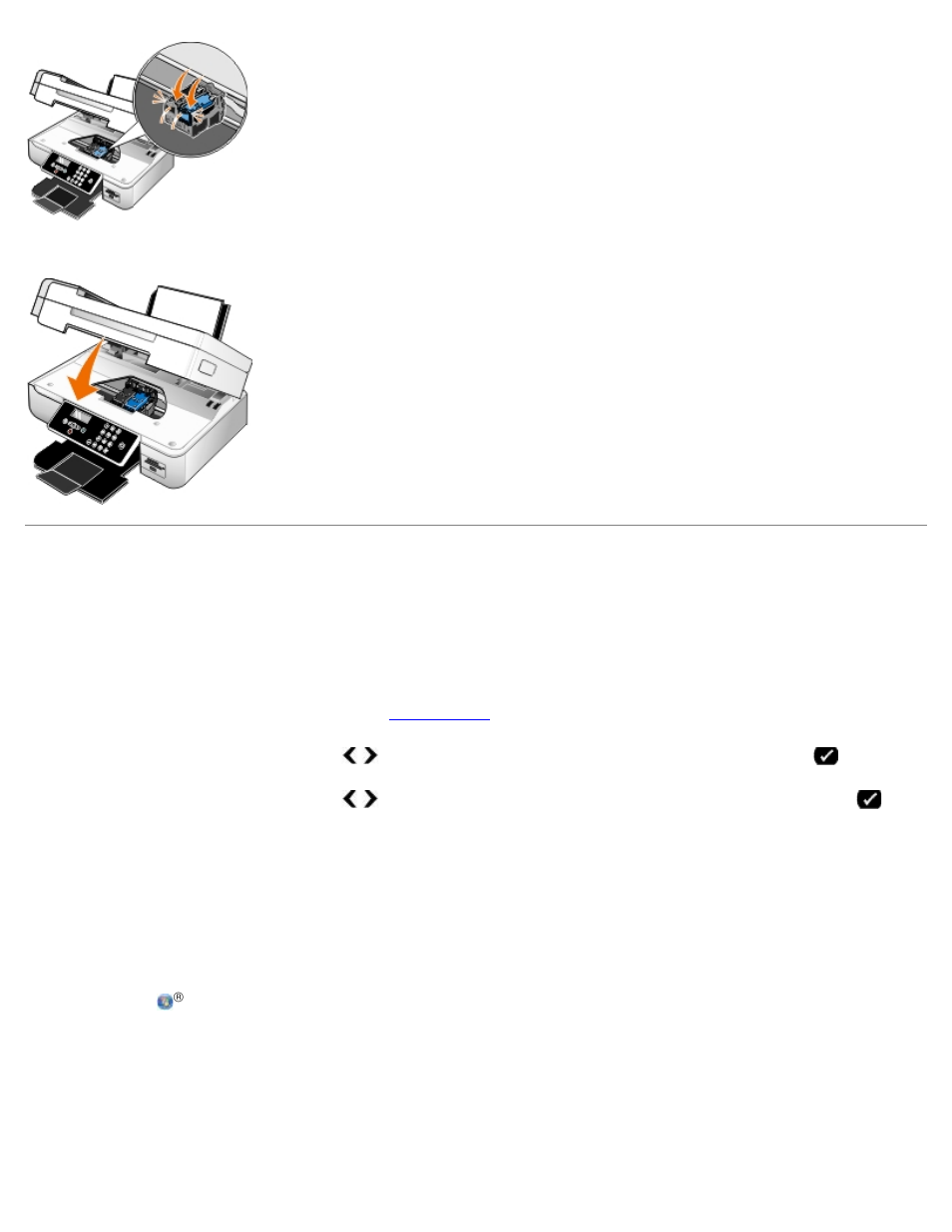 Aligning ink cartridges | Dell 948 All In One Printer User Manual | Page 57 / 144