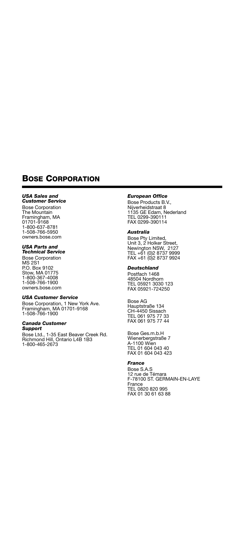 Orporation | Bose Wave music system premium backlit remote User Manual | Page 22 / 24