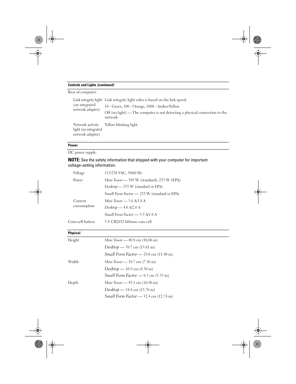 Dell OptiPlex 960 (Late 2008) User Manual | Page 9 / 10