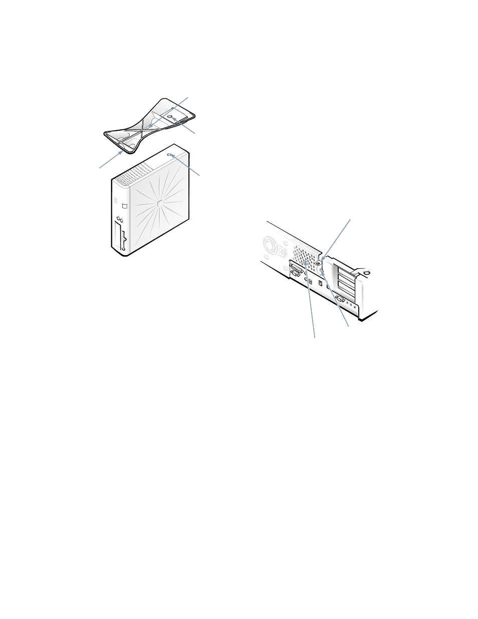 Security cable slot and padlock ring, Energy star compliance, Figure 1-1 | Attaching the optional floor stand -4, Figure 1-2, Security cable slot and padlock ring -4, Ecurity cable slot and padlock ring, Nergy star compliance | Dell OptiPlex Gxi User Manual | Page 28 / 134
