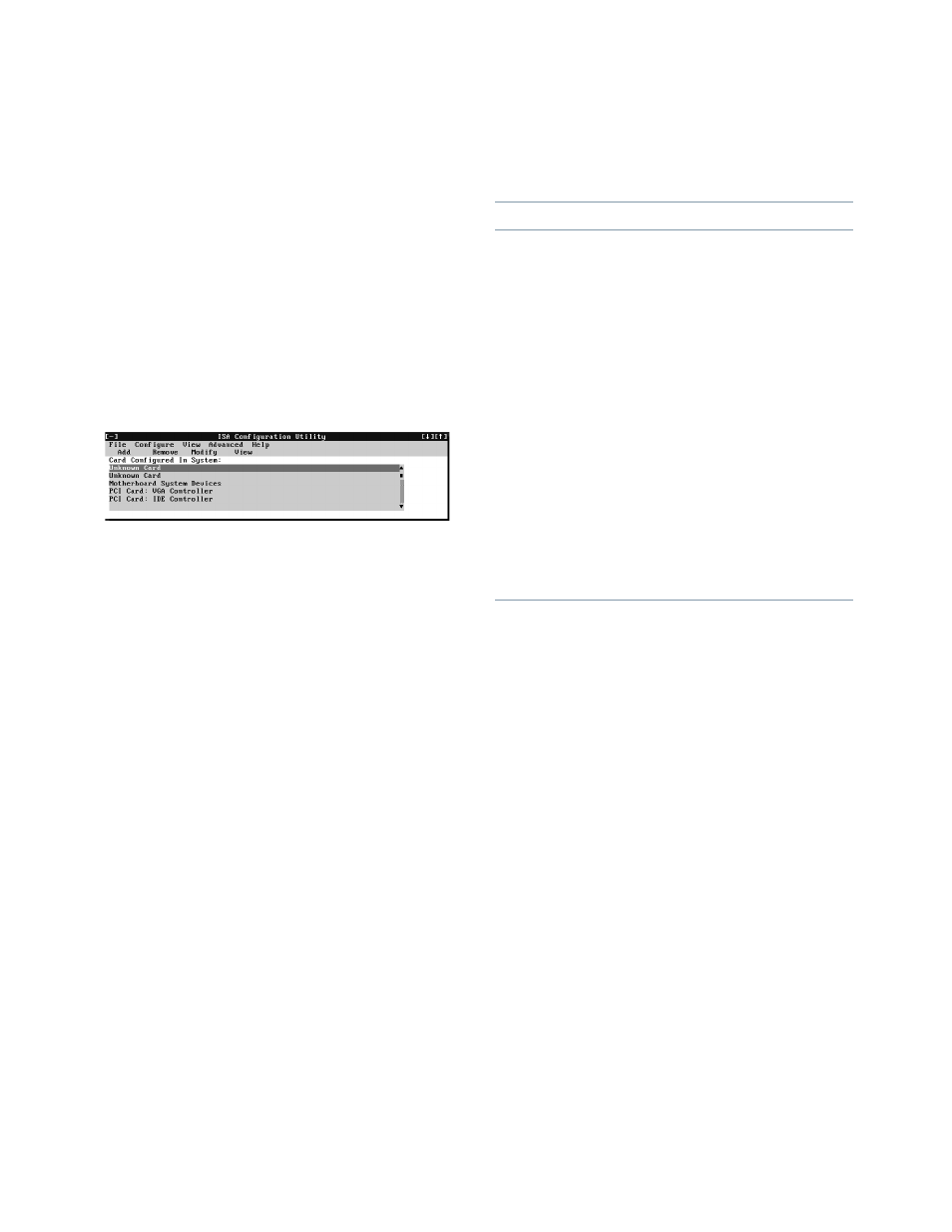 Making selections in the icu, Adding a listed card, Making selections in the icu -4 | Adding a listed card -4, Figure 3-1, Icu window -4, Table 3-1, Icu keys -4, Dding a listed card | Dell OptiPlex Gxi User Manual | Page 48 / 134