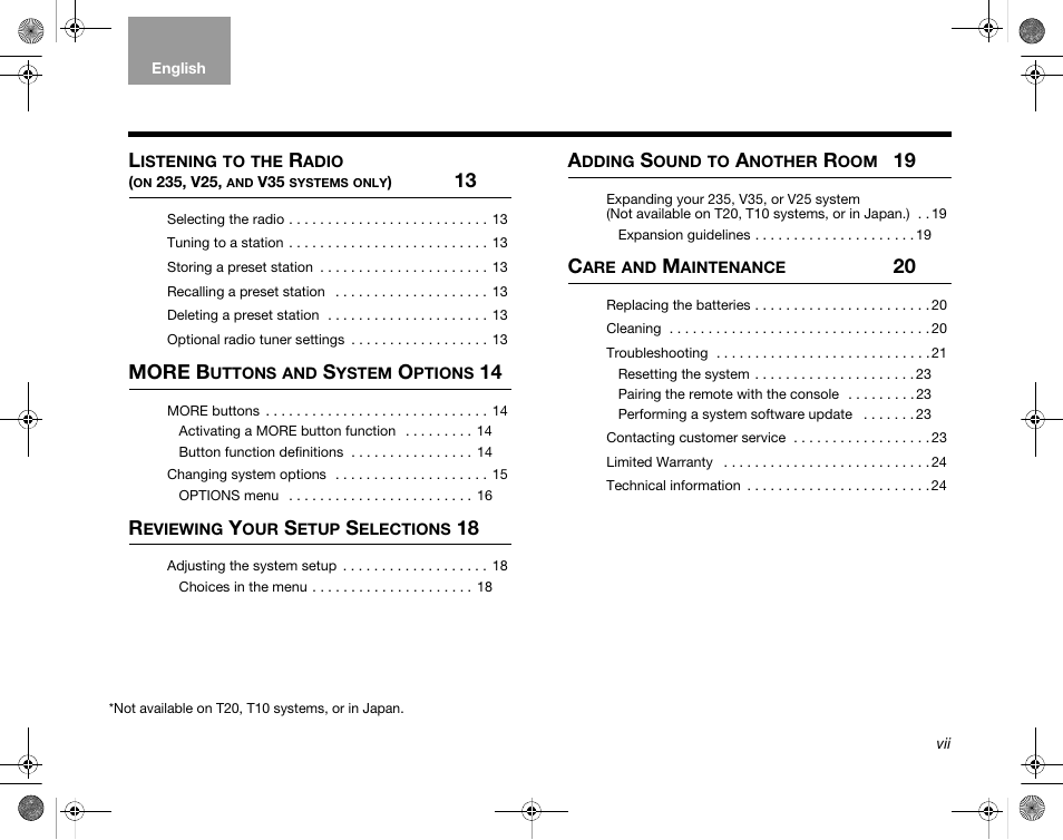 More b | Bose LIFESTYLE V35/V25 User Manual | Page 7 / 34