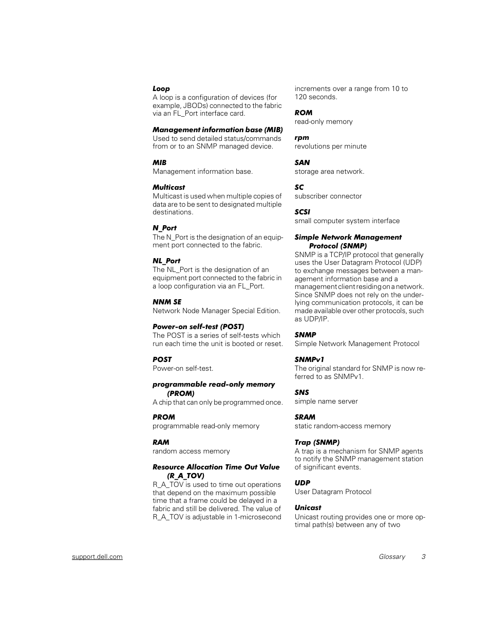 Dell PowerVault 56F (16P Fibre Channel Switch) User Manual | Page 163 / 172