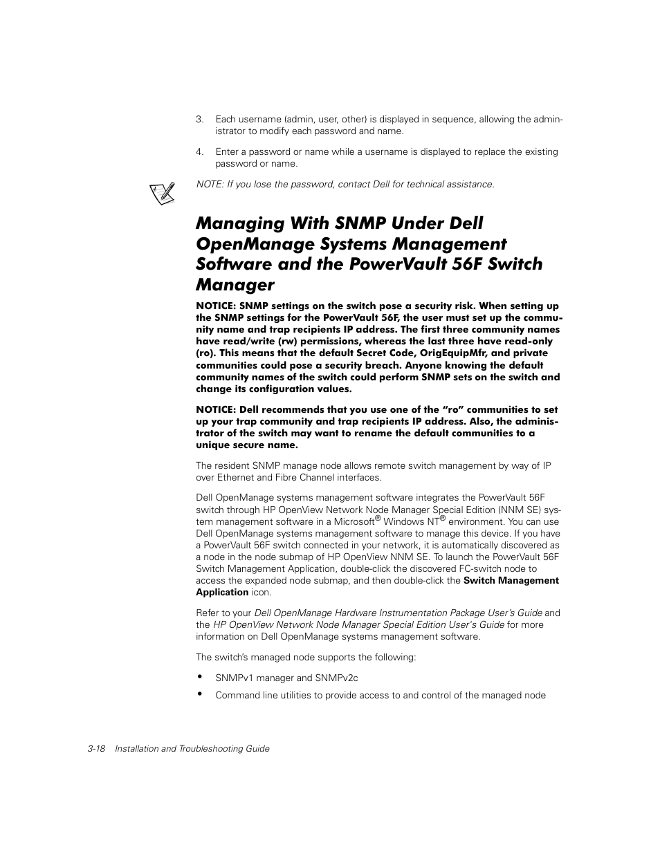 Dell PowerVault 56F (16P Fibre Channel Switch) User Manual | Page 52 / 172