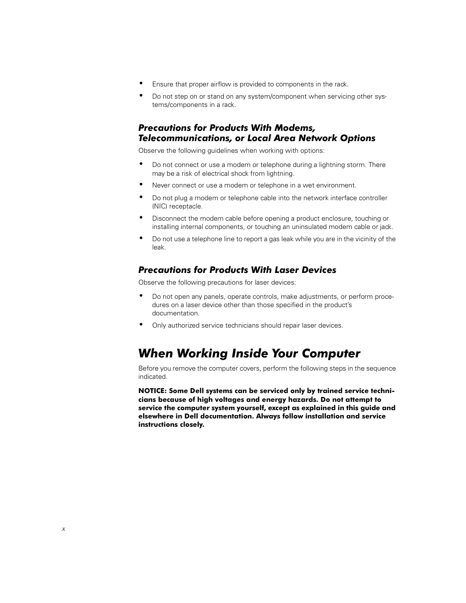 Dell PowerVault 56F (16P Fibre Channel Switch) User Manual | Page 8 / 172