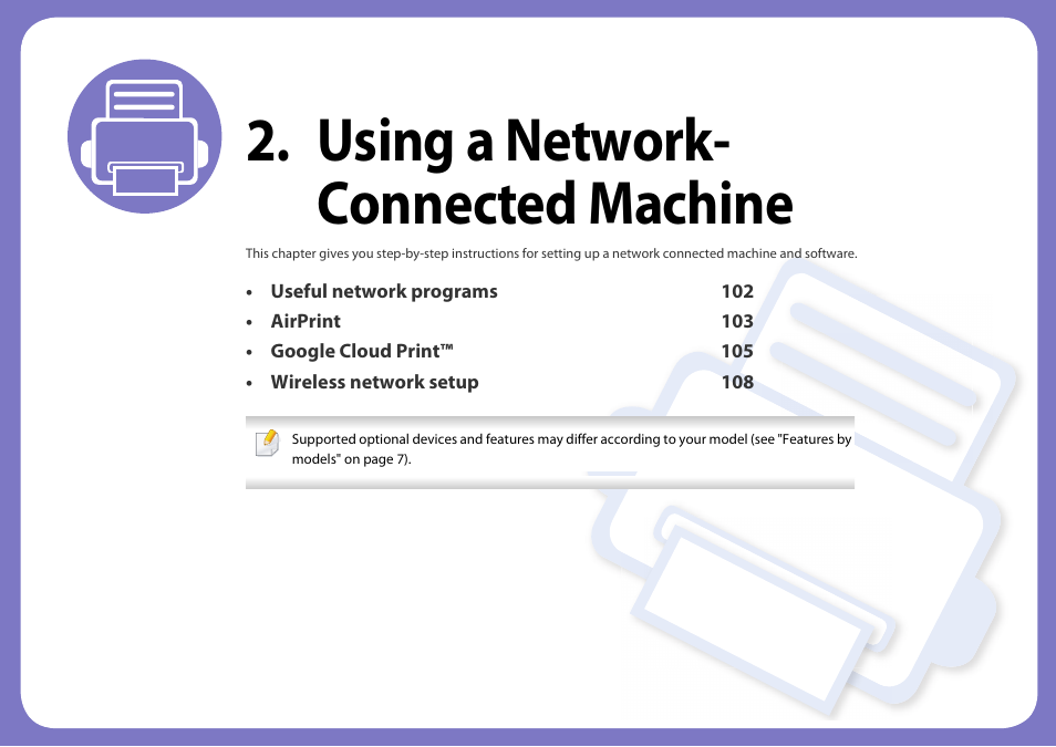 Using a network- connected machine | Dell B1163 Multifunction Mono Laser Printer User Manual | Page 101 / 204