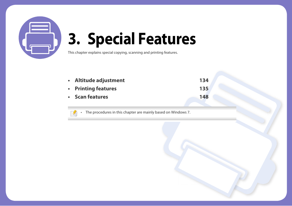 Special features | Dell B1163 Multifunction Mono Laser Printer User Manual | Page 133 / 204