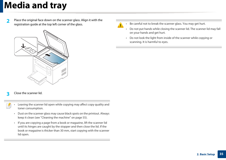 Media and tray | Dell B1163 Multifunction Mono Laser Printer User Manual | Page 35 / 204