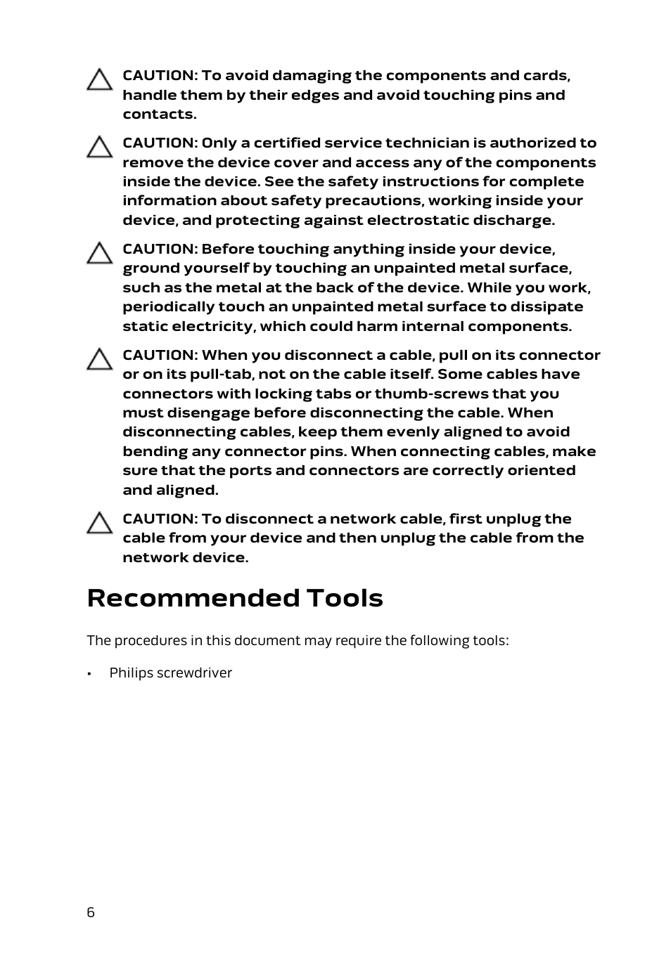 Recommended tools | Dell Alienware 17 R2 (Early 2015) User Manual | Page 6 / 36