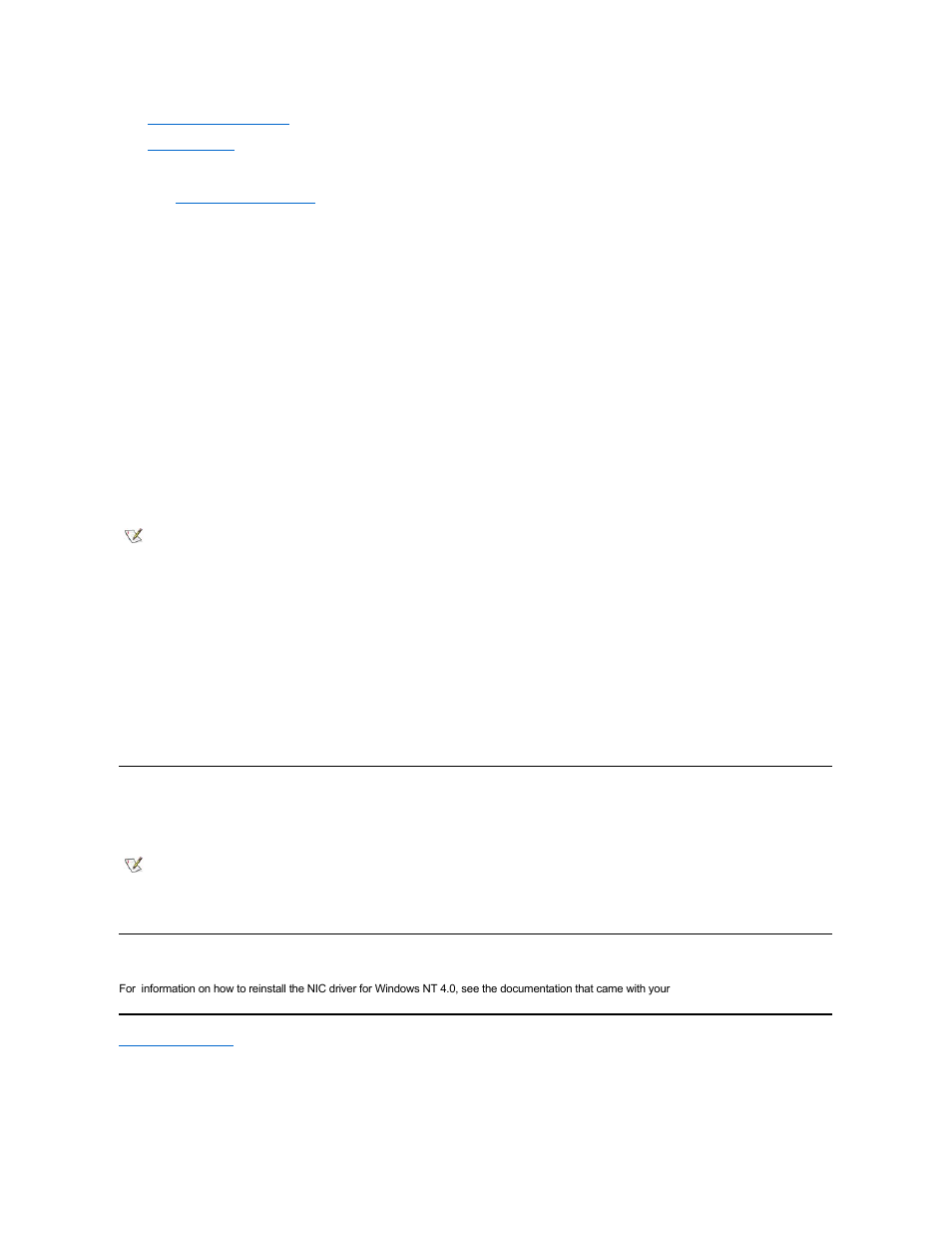 Network cable, Configuring the nic, Reinstalling the nic drivers | Dell Precision 620 User Manual | Page 107 / 131