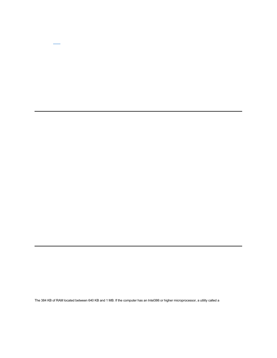 Extension of conventional memory. see also, Upper memory area | Dell Precision 620 User Manual | Page 63 / 131