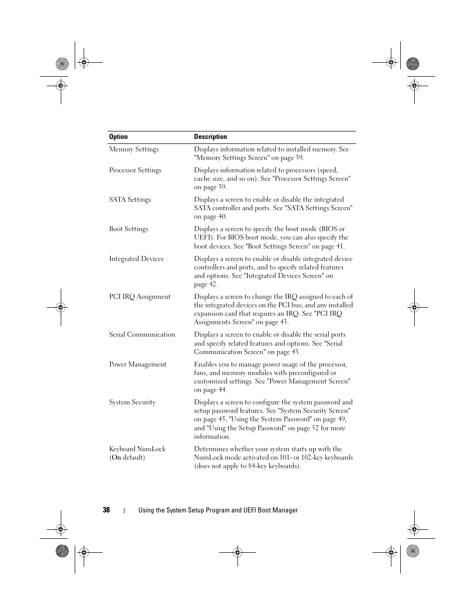 Dell PowerEdge T110 User Manual | Page 38 / 144