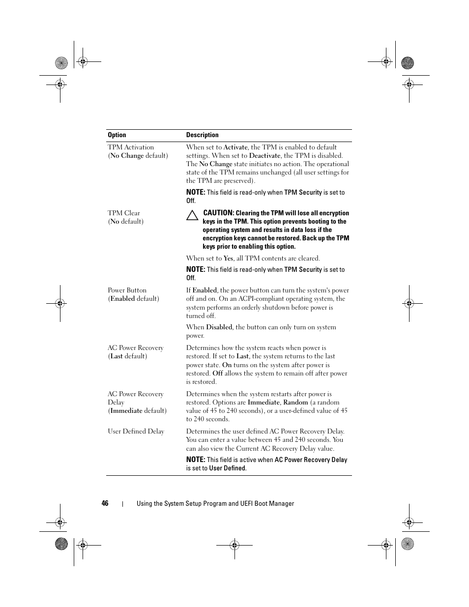 Dell PowerEdge T110 User Manual | Page 46 / 144