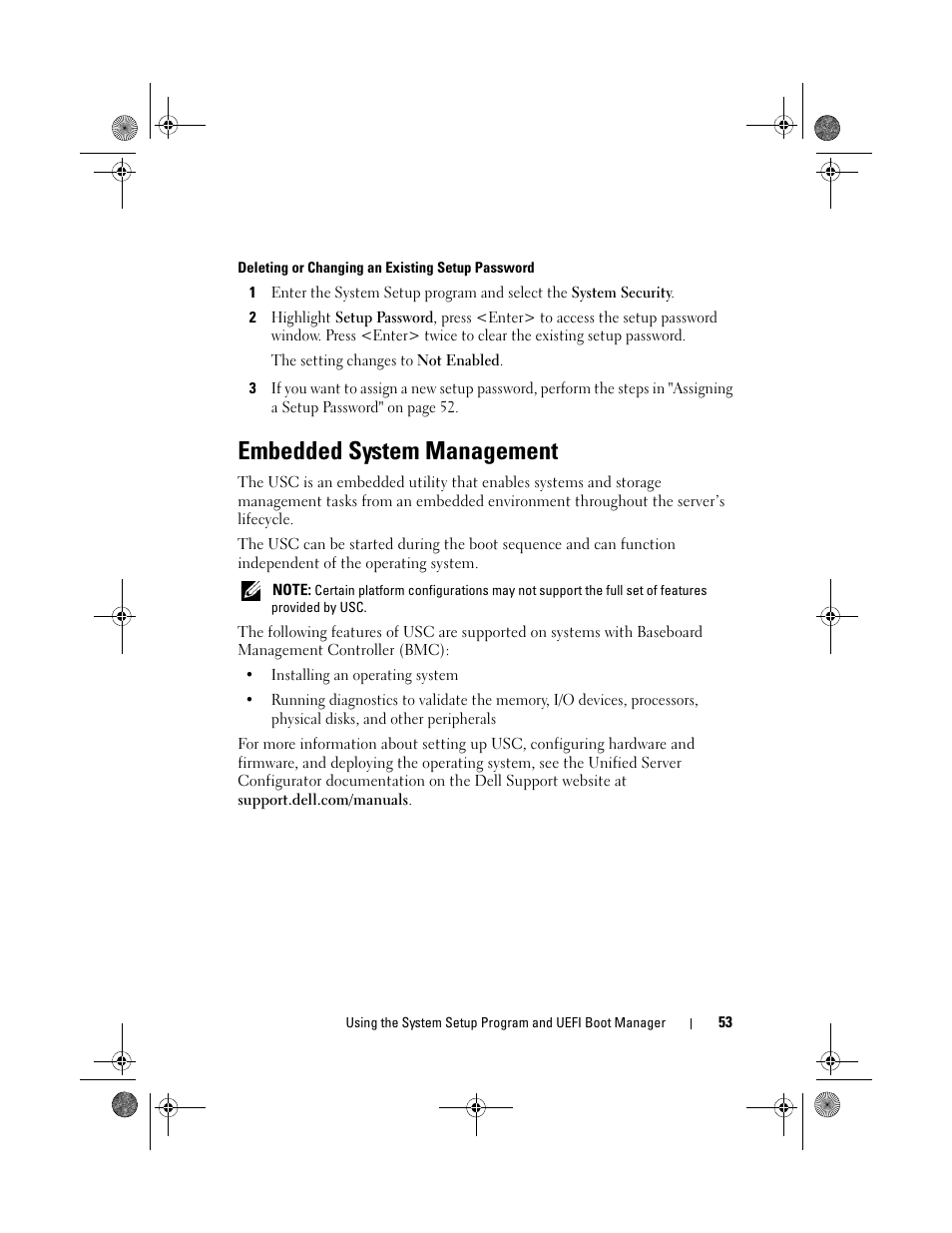 Embedded system management | Dell PowerEdge T110 User Manual | Page 53 / 144