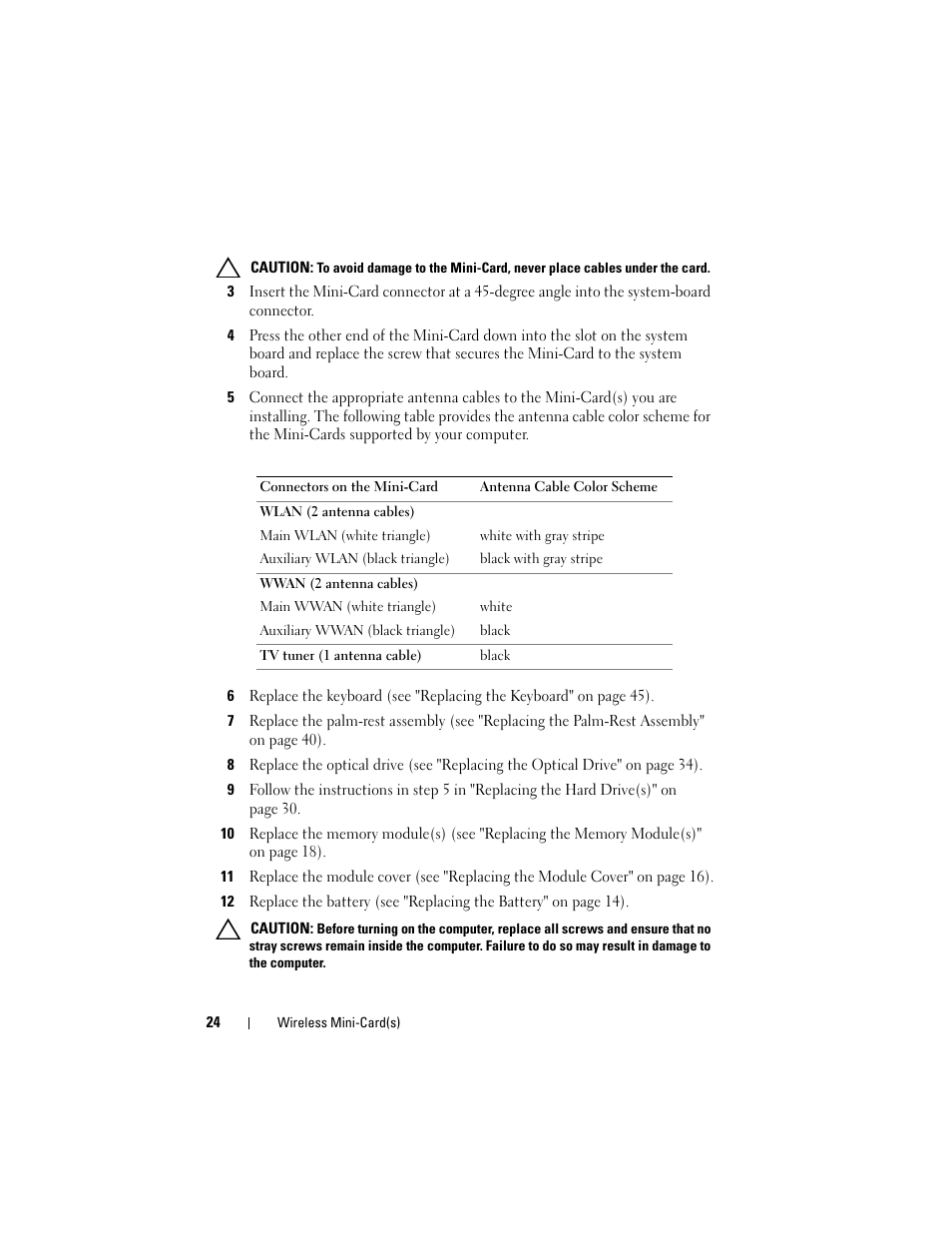 Dell XPS 17 (L701X, Late 2010) User Manual | Page 24 / 134