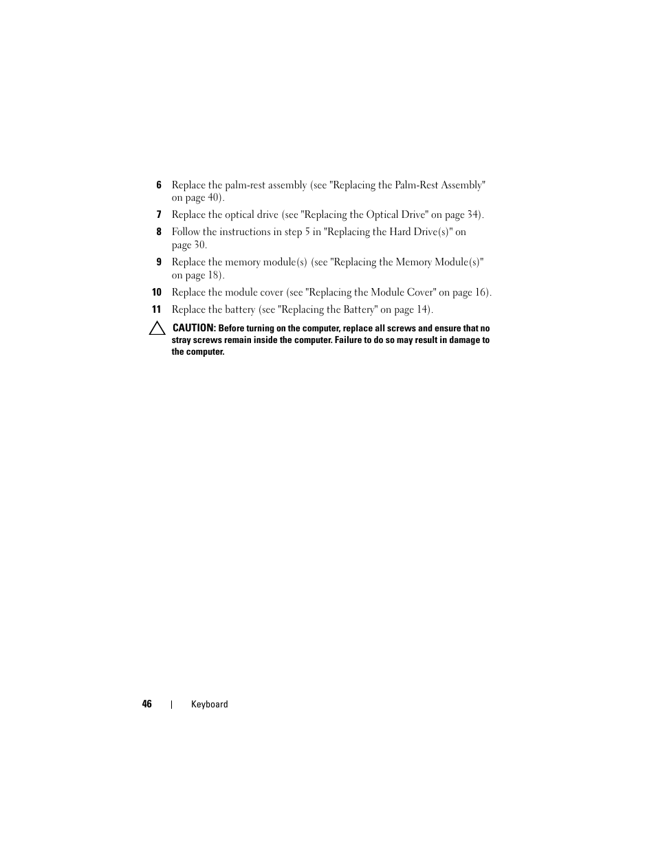 Dell XPS 17 (L701X, Late 2010) User Manual | Page 46 / 134
