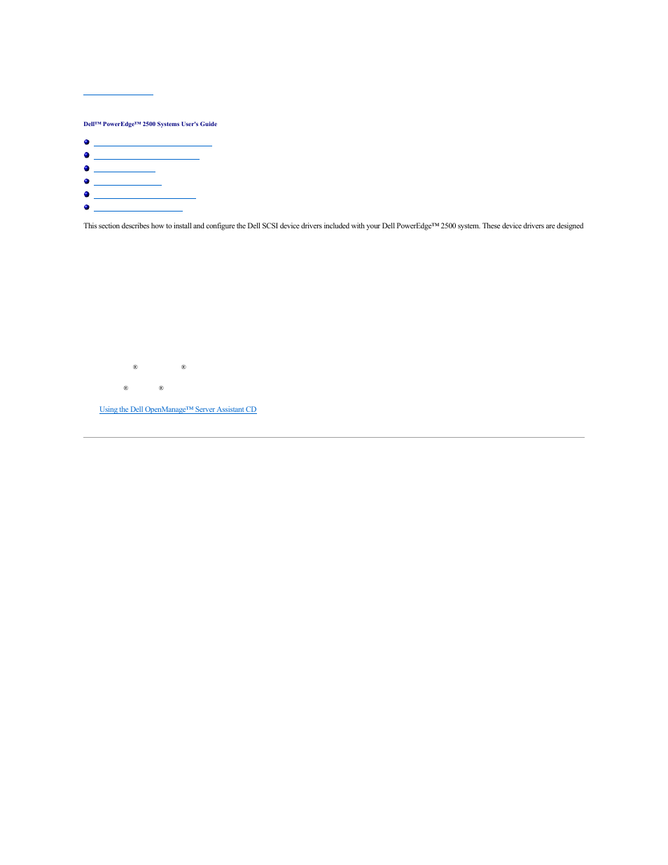 Installing and configuring scsi drivers, Driver installation for windows nt 4.0 | Dell PowerEdge 2500SC User Manual | Page 10 / 56