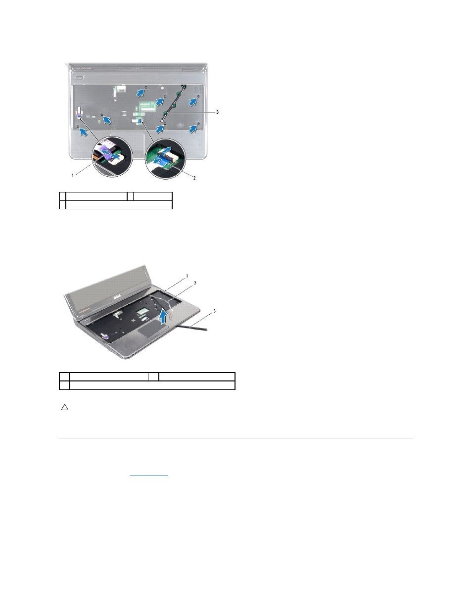 Replacing the palm rest assembly | Dell Inspiron 13 (N3010, Mid 2010) User Manual | Page 37 / 48