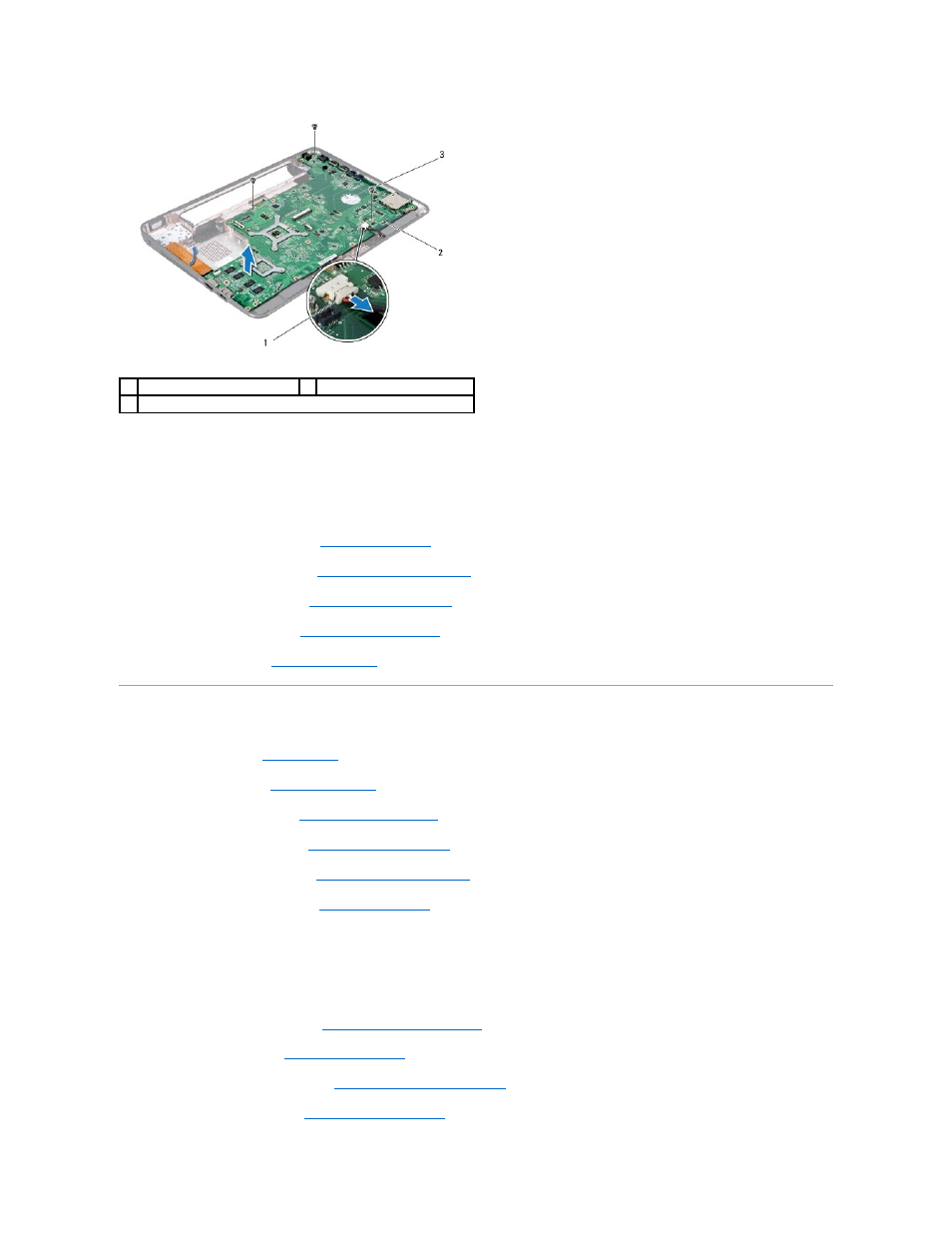 Replacing the system board | Dell Inspiron 13 (N3010, Mid 2010) User Manual | Page 44 / 48