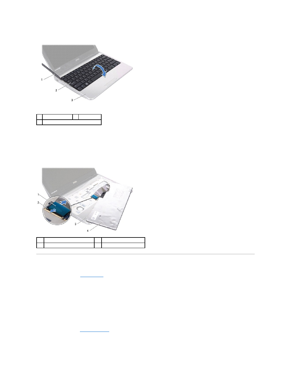 Replacing the keyboard | Dell Inspiron 1122 (M102z, Early 2011) User Manual | Page 27 / 42