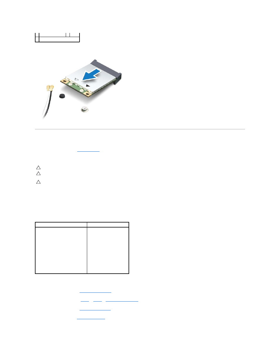 Replacing the mini-card(s) | Dell Inspiron 1122 (M102z, Early 2011) User Manual | Page 33 / 42