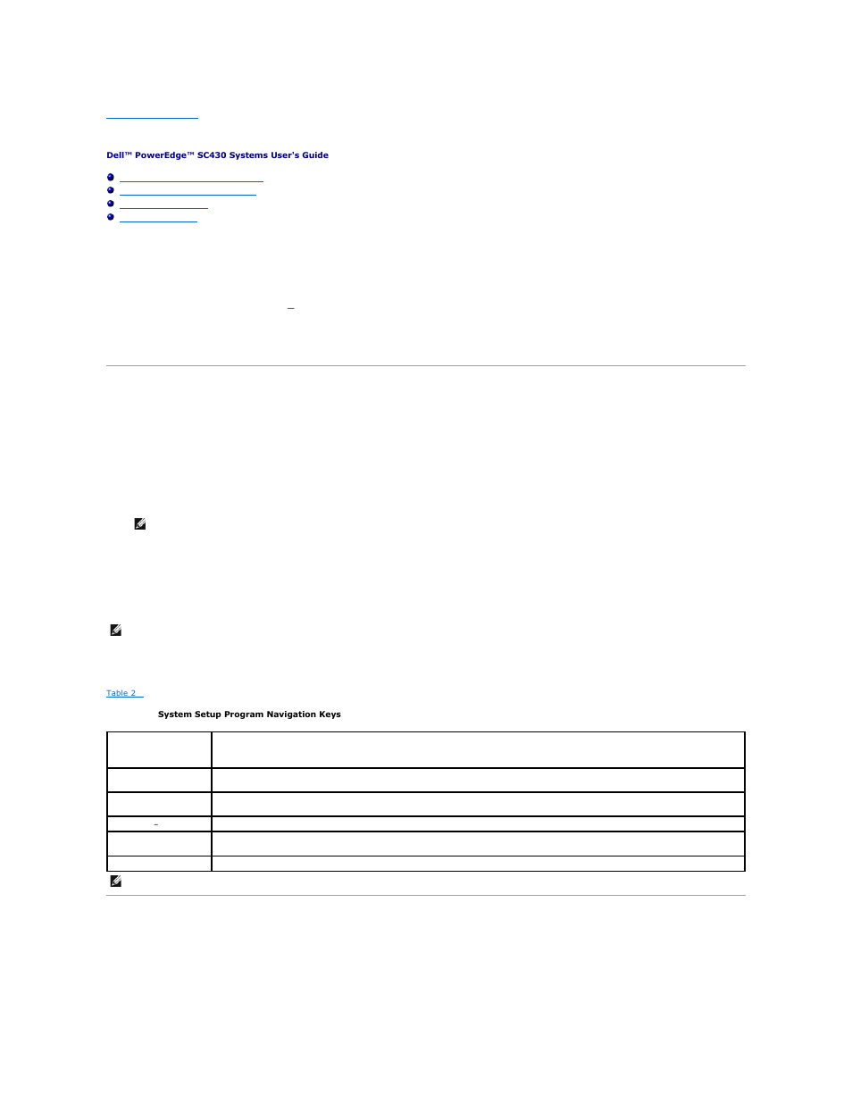 Using the system setup program, Entering the system setup program, Exiting the system setup program | Responding to error messages | Dell PowerEdge SC 430 User Manual | Page 9 / 21
