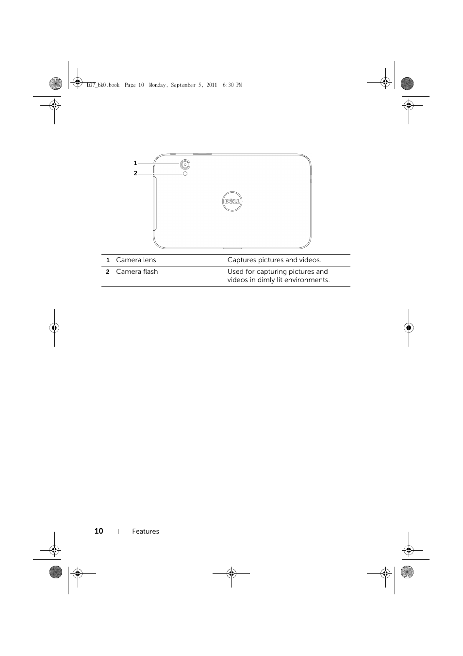 Dell Mobile Streak 7 User Manual | Page 10 / 142