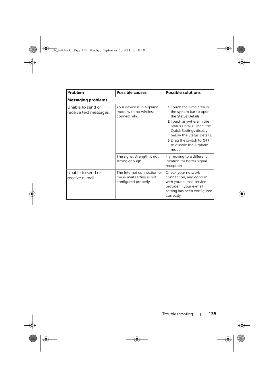 Dell Mobile Streak 7 User Manual | Page 135 / 142