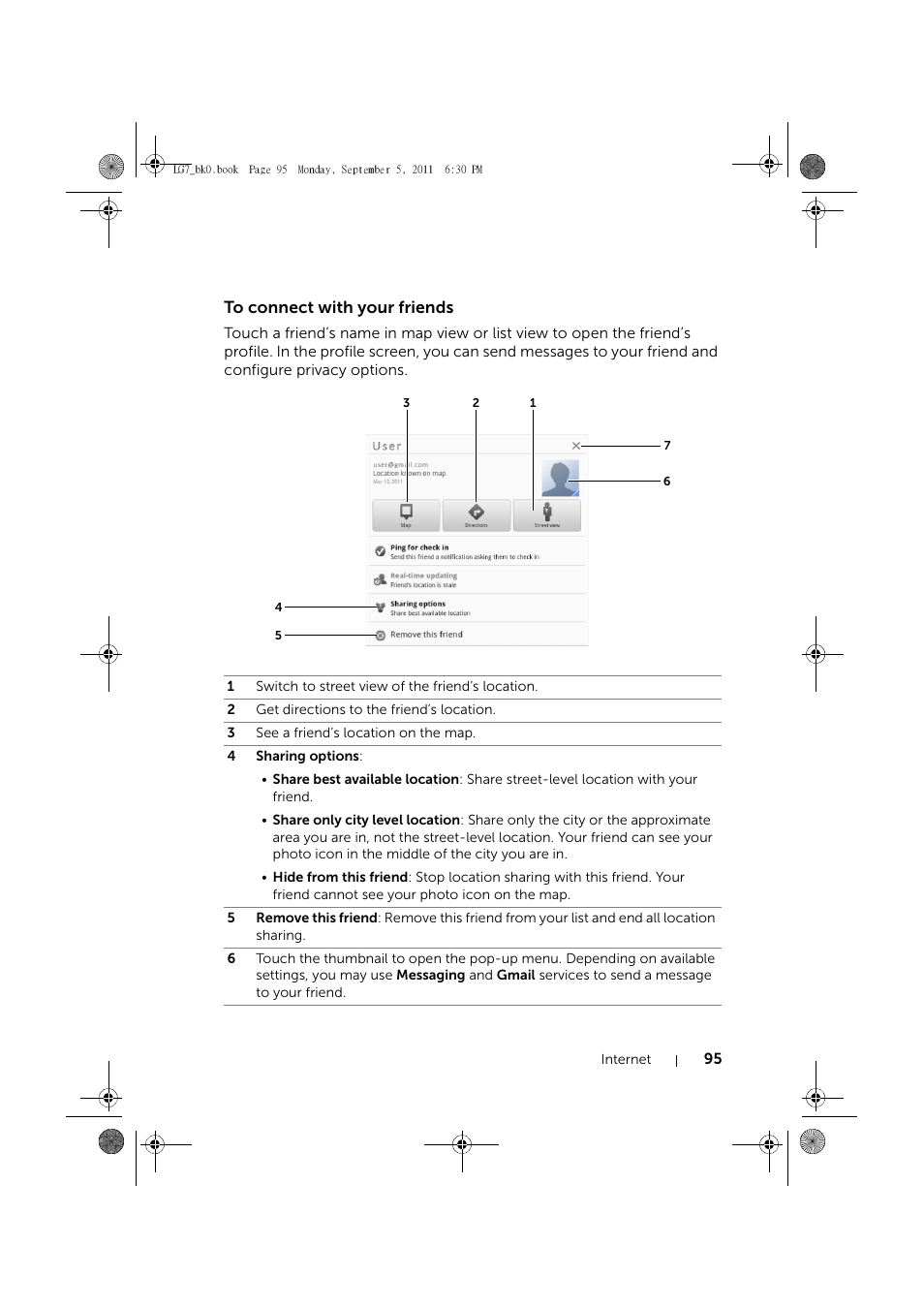 To connect with your friends | Dell Mobile Streak 7 User Manual | Page 95 / 142