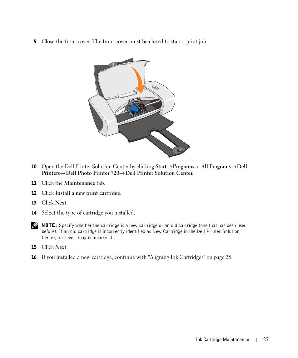 Dell 720 Color Printer User Manual | Page 27 / 76